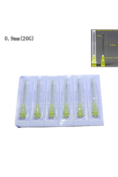 Choice4 0.9(100pcs) 100pcs/Bag Needle Tip Clear Cap Transparent Syringe Glue ...