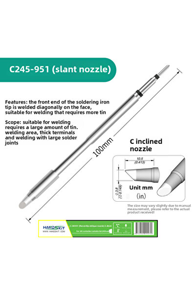 Choice7 C245-951 C245 soldering iron head universal high-power soldering stat...