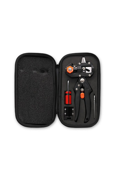 choice2 مقص تقليم أسود مع حقيبة ، أداة حديقة احترافية لقص الأغصان وتقليم النب...