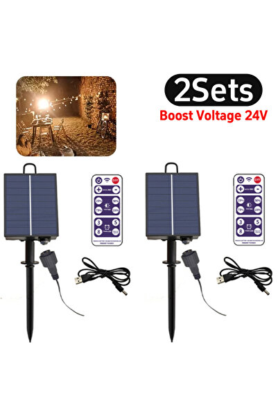 choice2 مجموعة من وحدتي تحكم في لوحة الطاقة الشمسية لزيادة الجهد 24 فولت مع ج...