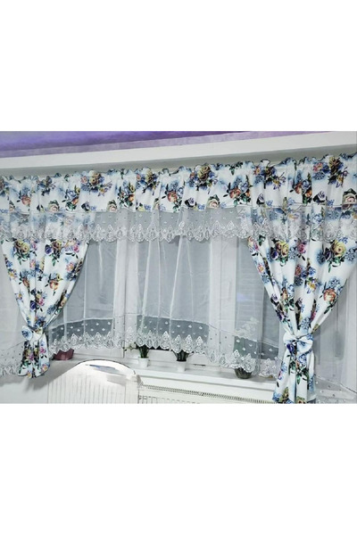 OEM Unique set of curtains + decorative drapes for living room bedroom, WIDTH...