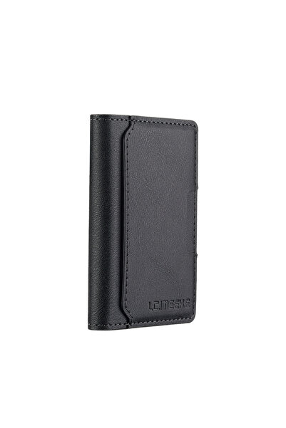 Choice حقيبة سوداء مزودة بحامل بطاقات مغناطيسية لهاتف آيفون، حامل بطاقات جوجل...