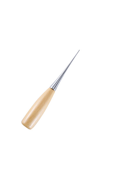 Choice B DIY Wooden Handle Awls Leather Tent Sewing Awl Shoes Repair Tool Han...