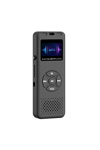 Choice1 مسجل صوت رقمي صغير أسود اللون، مشغل MP3 سهل الاستخدام، مسجل صوت رقمي،...