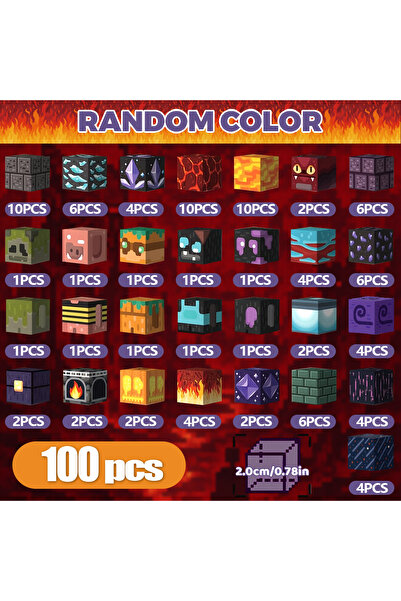 Choice31 Cave-100pcs New Magnetic Building Blks Magnet Cube Pixel Style Brick...