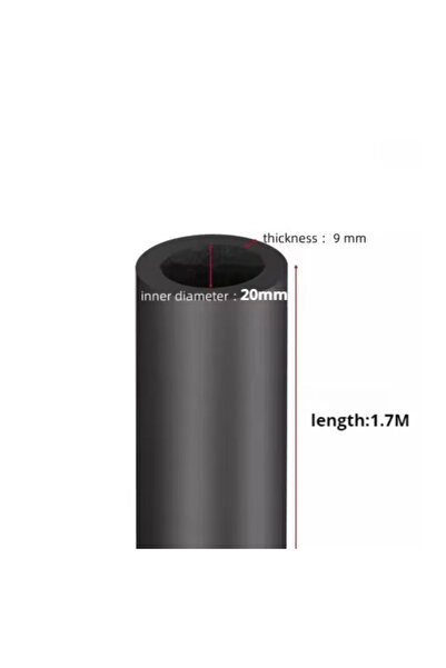 choice2 20X9mm 1.7/1.8M Foam Insulation Pipe 6-32mm Flame Retardant Anti-free...