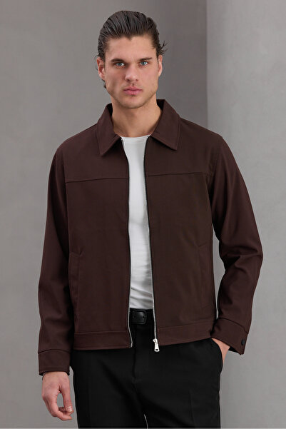 Bossago Jachetă sezonieră casual, neagră, cu guler clasic, căptușită, pentru ...