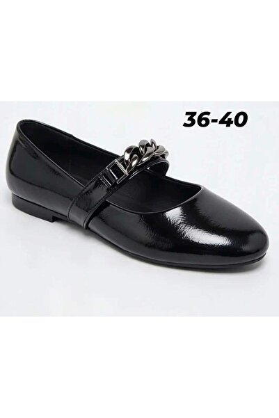 TRENDYSHOSE 06967 Stoned Comfortable Flat Ballerinas