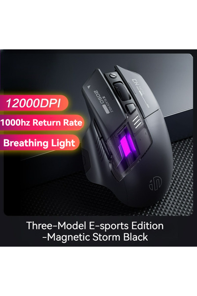 Choice ماوس الألعاب A9 Explorer V2 أسود اللون، بثلاثة أوضاع، قابل لتعديل حساس...