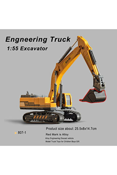 Choice4 Excavator Engineering Diecast Crane Bulldozer Excavator Vehicle Ctruc...