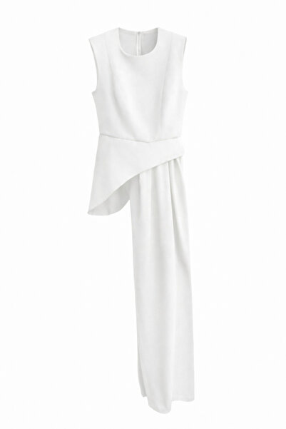 HAZELANNA بلوزة تول بيضاء