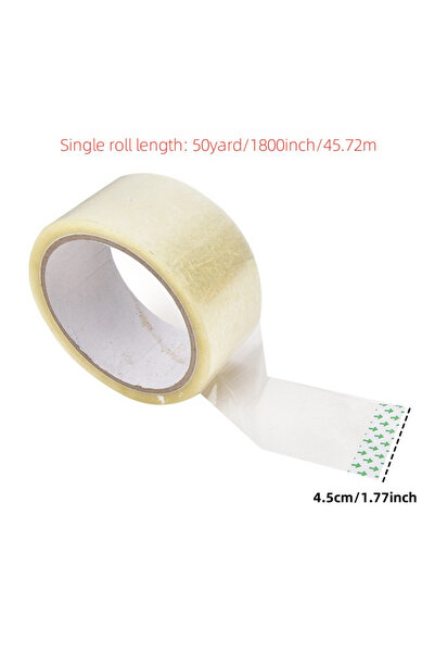 Choice9 لفة واحدة من شريط التغليف الشفاف عالي التحمل ذو اللصق القوي لتغليف ال...