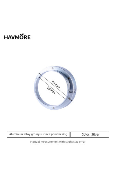 Choice1 Silver-51MM 51/53/58mm Aluminum Alloy Portafilter Dosing Funnel Magne...