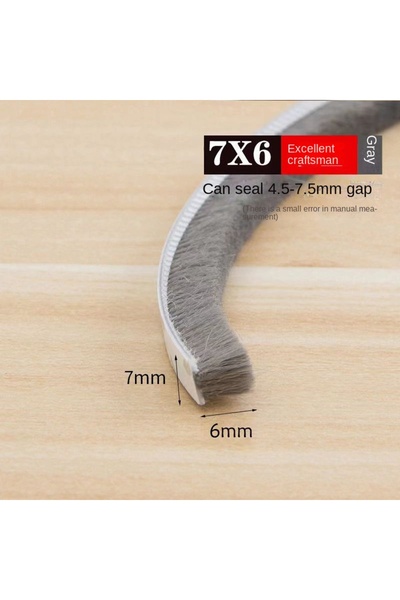 Choice37 شريط عازل من صوف ذاتي اللصق، رمادي، 20 متر، 7×6، متوفر بأطوال 5/10/2...