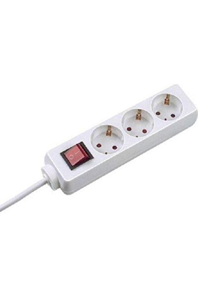 Bachmann Extension cord B3842755, 3 sockets, 3 m (White)