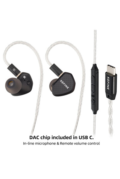 choice2 سماعات أذن داخلية عالية الدقة من نوع Klean Type-C من Angelears Audio ...