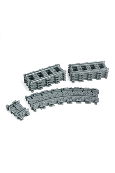 Choice13 98215-2 no box Straight train tracks Curved accessories car blocks B...