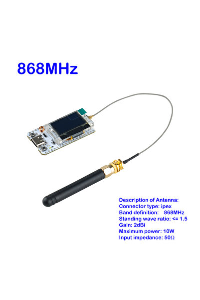 Choice6 هوائي 1 بتردد 868 ميجاهرتز، وحدة ESP32 LoRa32 V3 بتردد 868-915 ميجاهر...