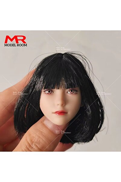 Choice5 مجسم رأس فتاة أنمي بمقياس 1/6، عيون متحركة، وشعر مزروع، مناسب لجندي ش...