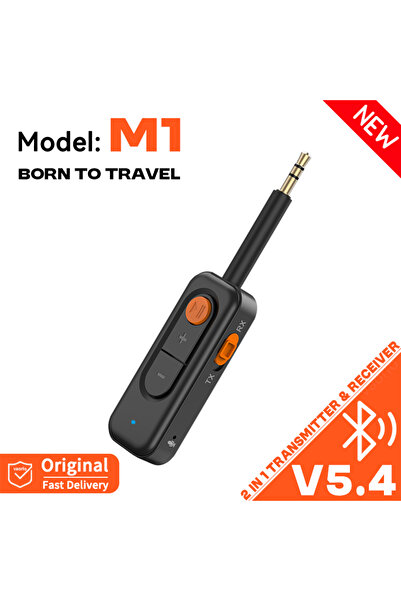 Choice جهاز إرسال واستقبال صوتي متوافق مع بلوتوث الإصدار 5.4 M1، يدعم مدخل صو...