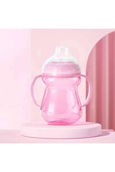 Choice1 كوب وردي اللون بسعة ٢٤٠ مل، مصنوع من مادة البولي بروبيلين، بقطر واسع ...