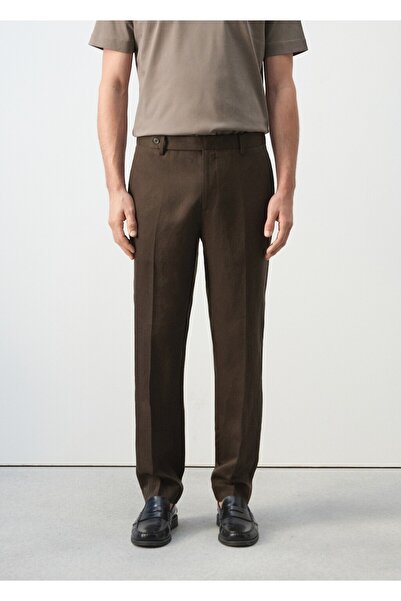 MANGO Man Kruvaze belli slim fit pantolon