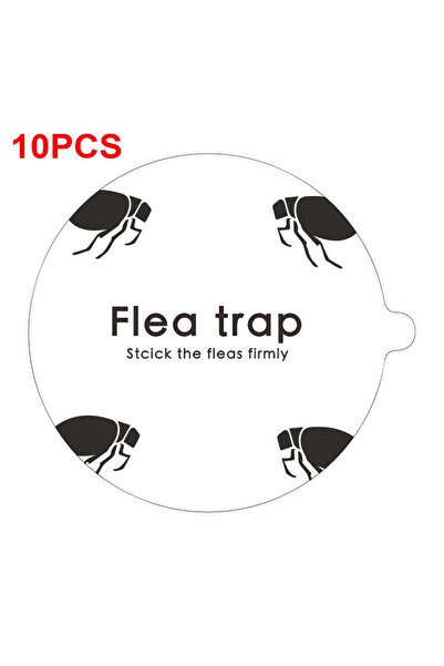 choice2 ١٠ قطع من مصائد البراغيث اللاصقة على شكل قبة، قاتلة للبراغيث، تعمل عل...