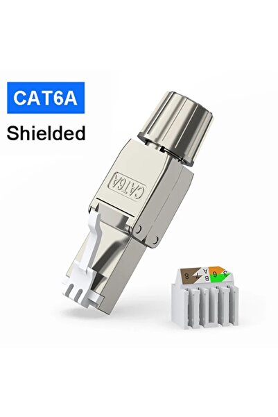 Choice3 كابل إيثرنت محمي قابل لإعادة الاستخدام من نوع CAT6A STP فضي اللون من ...