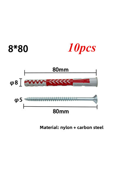 choice2 مسامير تثبيت مسطحة ثنائية اللون 8 80 - مثبتات جدارية للطوب المجوف وال...