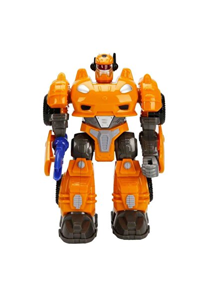 Sunman هابي كيد إم.إيه.آر.إس. روبوت متحرك بالصوت والضوء 04072 أصفر