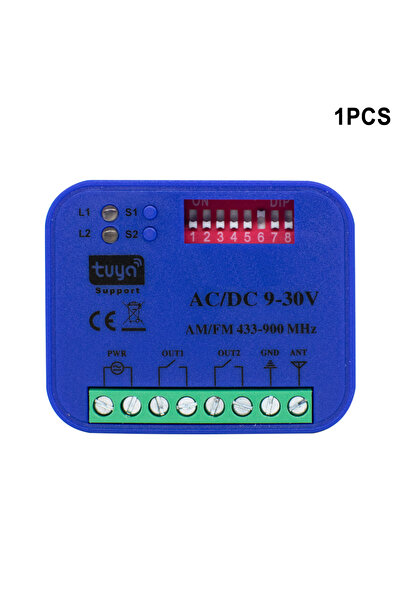 Choice4 جهاز استقبال لاسلكي ذكي من نوع Tuya يعمل بجهد 9-30 فولت تيار متردد/مس...