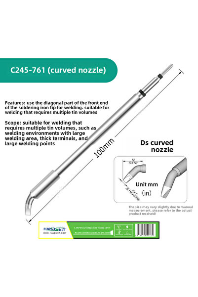 Choice3 C245-761 C245 soldering iron head universal high-power soldering stat...