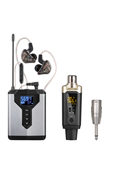 Choice نظام DT1 ستيريو UHF لاسلكي للمراقبة داخل الأذن، جهاز إرسال واستقبال DT...