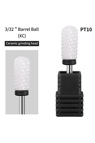 Choice14 10 25 Types Ceramic Milling Cutter Nail Drill Bit Electric Manicure ...