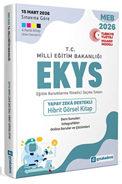 Data Yayınları GYS Akademi 2026 MEB EKYS Ders Notları GYS Akademi