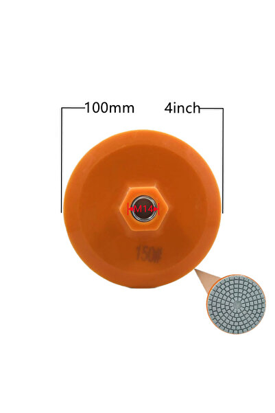 Choice4 قطعة واحدة - 100 مم، حبيبات 150، نصف قطعة - 80/100 مم، قرص تلميع رطب/...