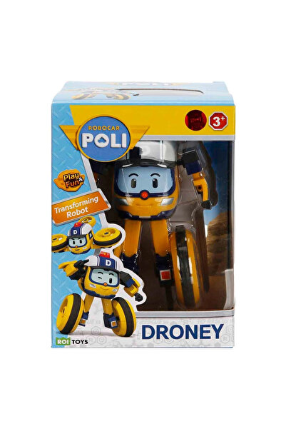 Robocar Poli Metal Araç Karakter Figürler - Droney