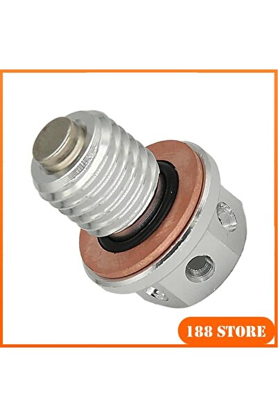 choice2 برغي سدادة تصريف زيت مغناطيسي فضي M12xP1.5 للدراجات النارية CR125 250...