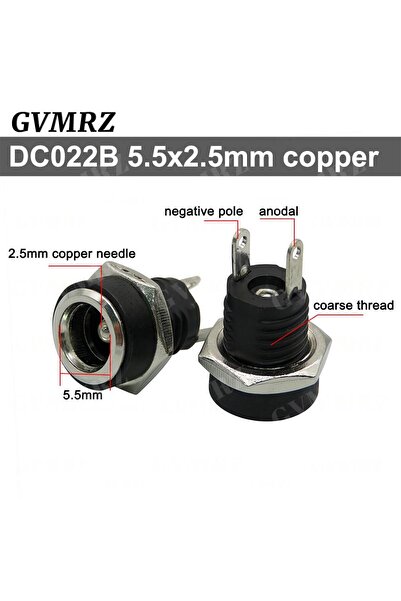 Choice17 Type 20 10PCS/lot DC022 DC-022 5.5x2.1mm DC Power Sket 5.5*2.5mm DC ...