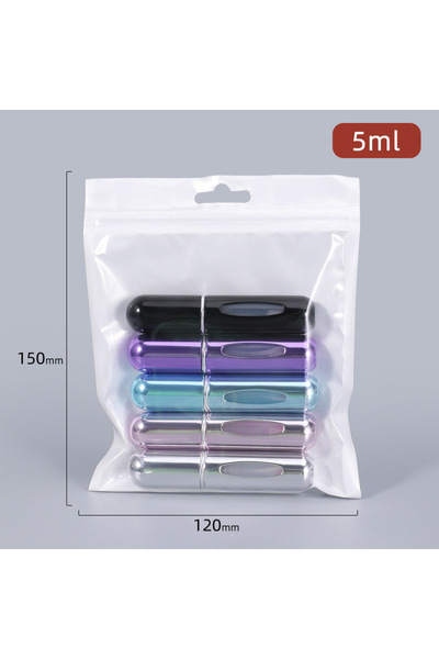 Choice3 5 مل 5 قطع بدون كيس زجاجة عطر قابلة لإعادة التعبئة 5 مل برطمان بخاخ ص...