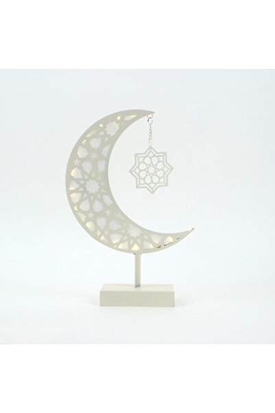 Generic هلال مزين بزخارف إسلامية ونجمة هندسية