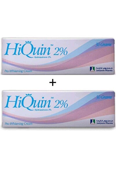 HiQuin كريم تبييض احترافي من هاي كوين 2% (أنبوبان) 30 غرام