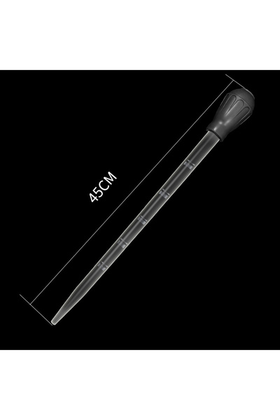 Choice4 45cm black Aquarium Siphon Lengthen Pipettes Fish Tank Vacuum Cleaner...