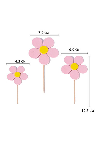 Choice12 4 قطع من زينة كعكة عيد ميلاد الأميرة الجديدة (3 قطع) - زينة كعكة عيد...