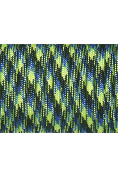 Choice18 حبل باراكورد مموه باللونين الأزرق والأخضر، قطعة واحدة، 550، حبل مظلا...