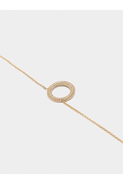 PARFOIS Halka ve Zirkon Taşlı Kolye