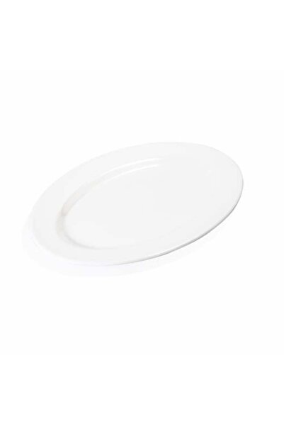 Generic White Melamine Oval Plate 40cm