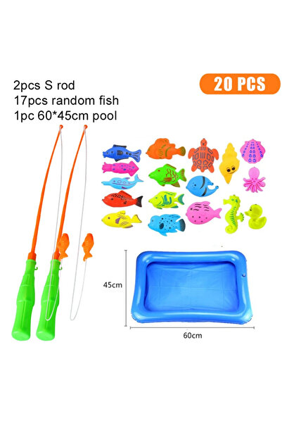 Choice5 17Y2JG1DC Fishing Game Kit Plastic Party Favors Festival Leisure Ente...