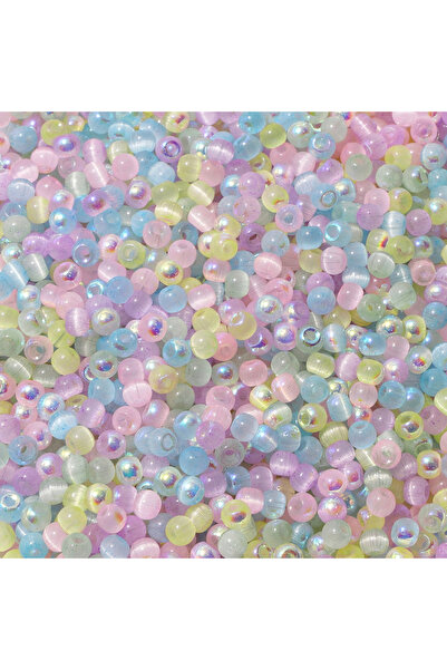 Choice5 4MM MX1 150Pcs 4mm High-Quality Cat eye Seed Glass Multi-Color Rice L...