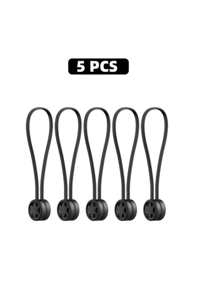 choice2 Black-5PCS 3/5/6/10pcs Reusable Magnetic Cable Ties, Wire Winding Dev...